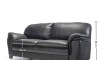 Sillón 100% Cuero - 3 Cuerpos - Monza Negro
