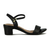 Beira Rio Sandalia Casual Taco Medio C/ Broche Negro