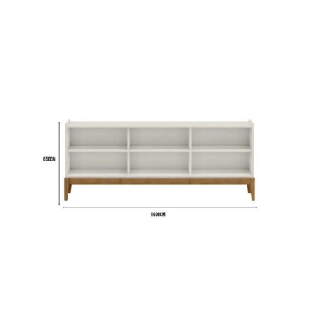 RACK 2 PUERTAS MILAN OFF WHITE /FREIJO FINESTRA RACK 2 PUERTAS MILAN OFF WHITE /FREIJO FINESTRA