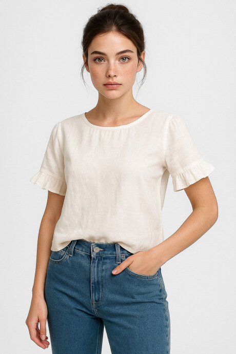 Blusa Cenobia Blanco