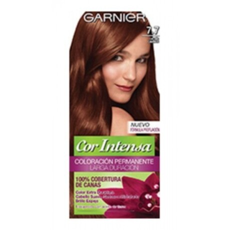 Tinta Garnier Color Intensa N°7.7 Castaño Caramelo | Color Cálido y Brillante Tinta Garnier Color Intensa N°7.7 Castaño Caramelo | Color Cálido y Brillante