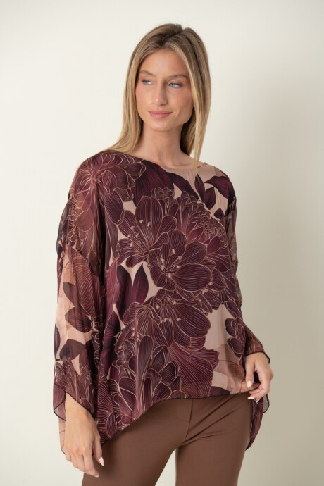 BLUSA ANDALUSI Magenta