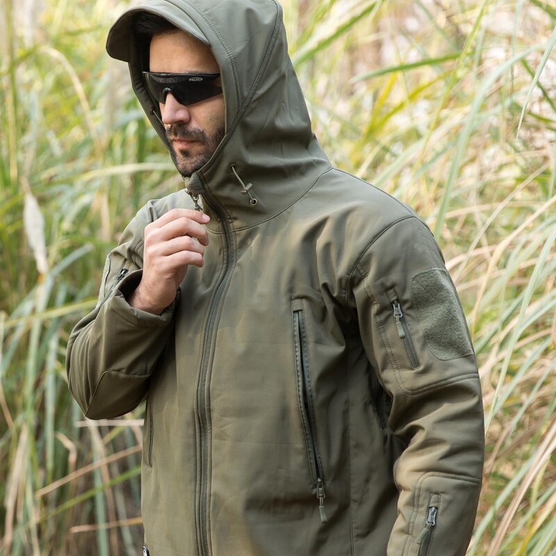 Campera táctica en neopreno Verde