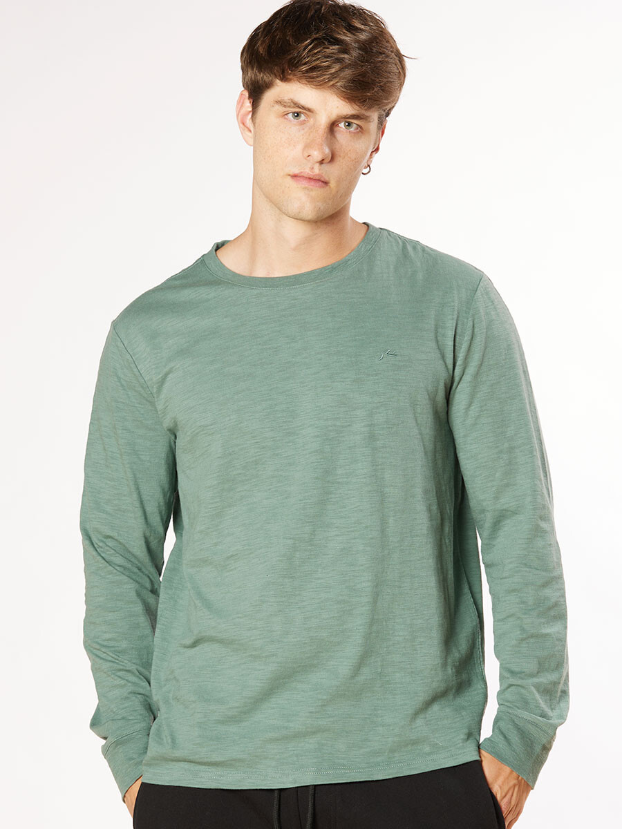 T-SHIRT M/L MARKW23 RUSTY - Verde Oscuro 