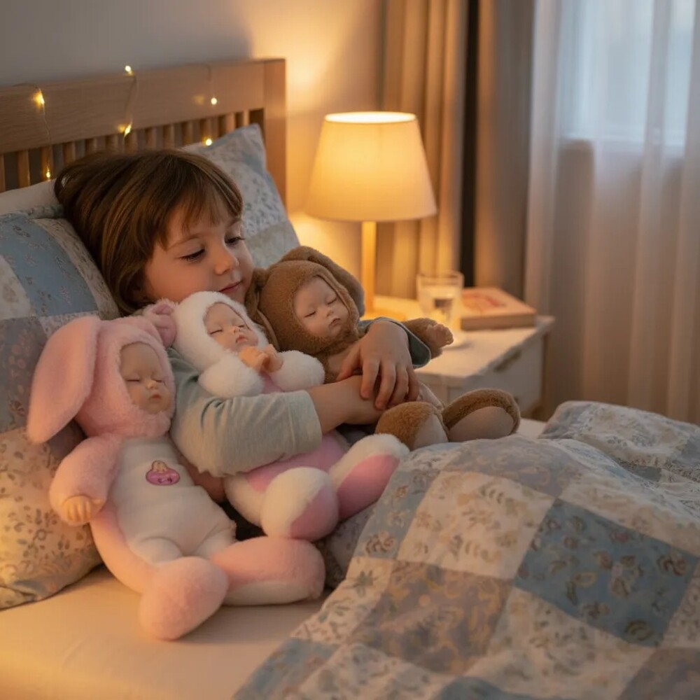 Muñeca Bebote Hora De Dormir musical marron