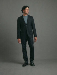 220272 TRAJE HARRINGTON URBAN Negro