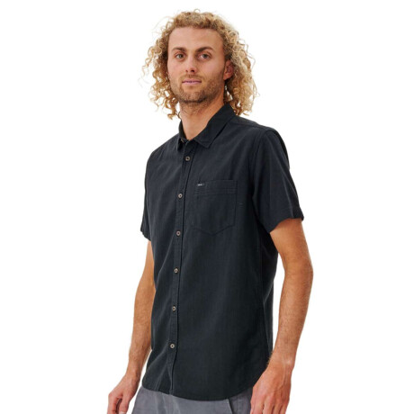 Camisa Rip Curl Classic Surf Washed Black Washed