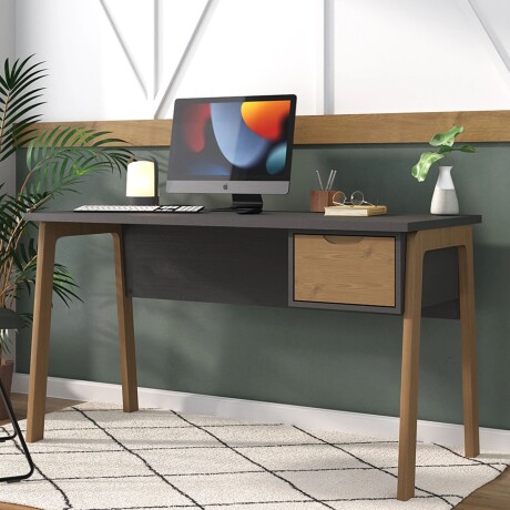 Escritorio Linea Veneza Grafito/Miel