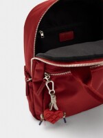 Mochila De Nylon Con Colgante De Corazón rojo