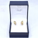 Caravanas En Oro 18K De 3 Colores Caravanas En Oro 18K De 3 Colores