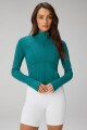 Casaca Perfect Storm Cropped Train Jacket Mujer Green Abyss