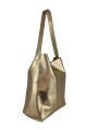 Tote Bag de cuero Dorado