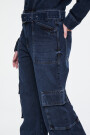 ENTERITO DENIM CARGO Azul