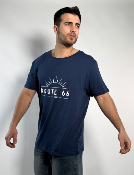 Remera estampada Paez Azul
