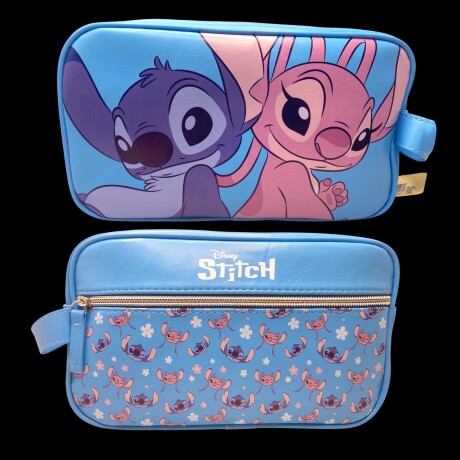 Neceser Grande Disney DLS7353 Stich Universo Binario CELESTE
