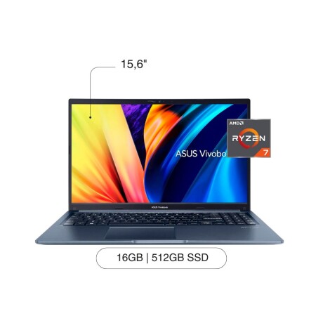 Notebook ASUS Vivobook 15 15,6' FHD 512GB / 16GB RAM R7-7730U W11H Notebook ASUS Vivobook 15 15,6' FHD 512GB / 16GB RAM R7-7730U W11H