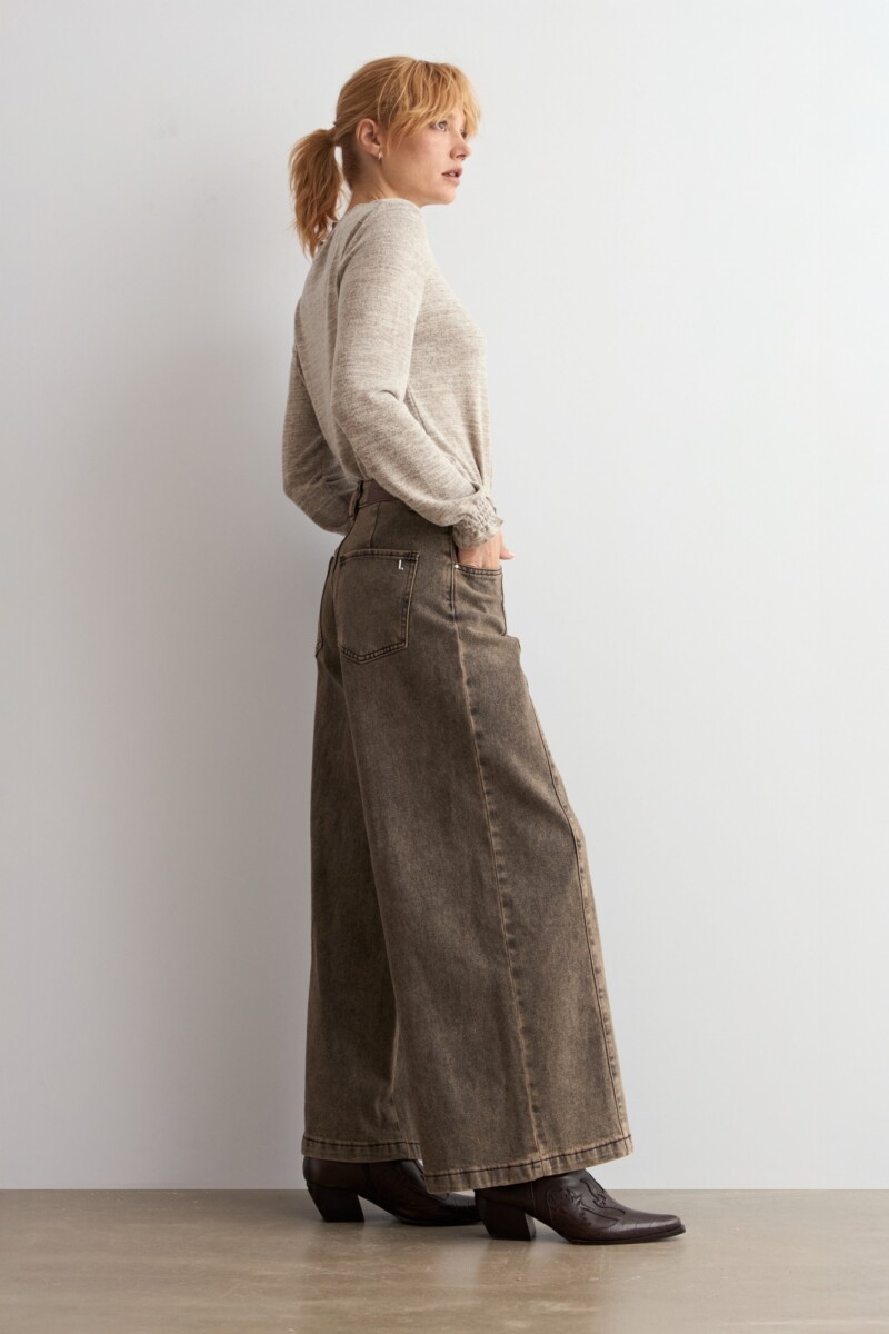 Jean culotte Mavis chocolate