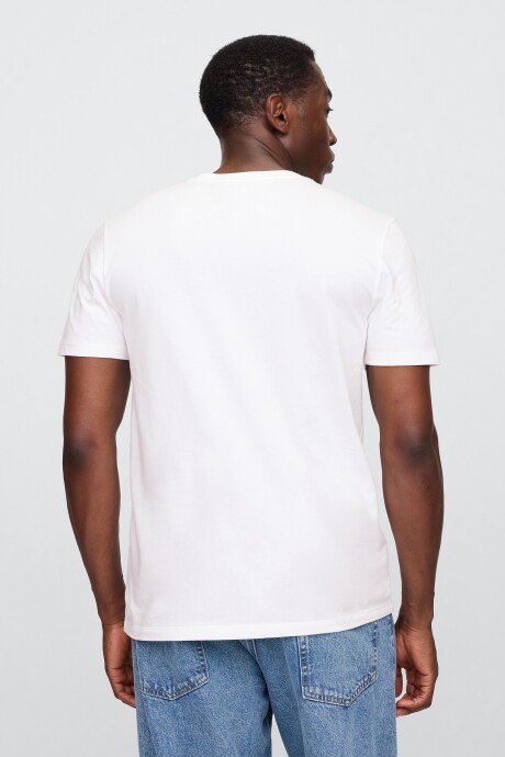 Remera Logo Gap Manga Corta Hombre New Off White V2