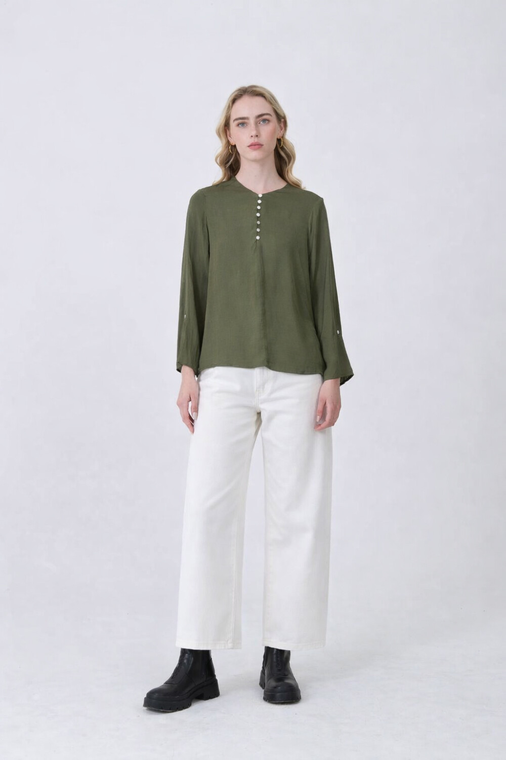 Blusa Zoyan Verde Oliva
