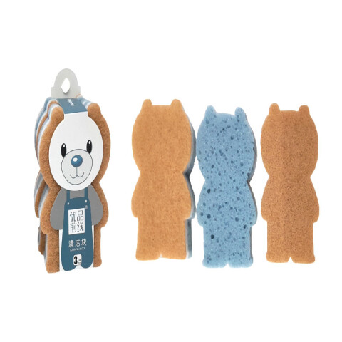 Esponjas de cocina x3 forma oso Esponjas De Cocina X3 Forma Oso