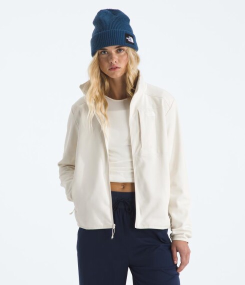 Campera polar con cierre White Dune