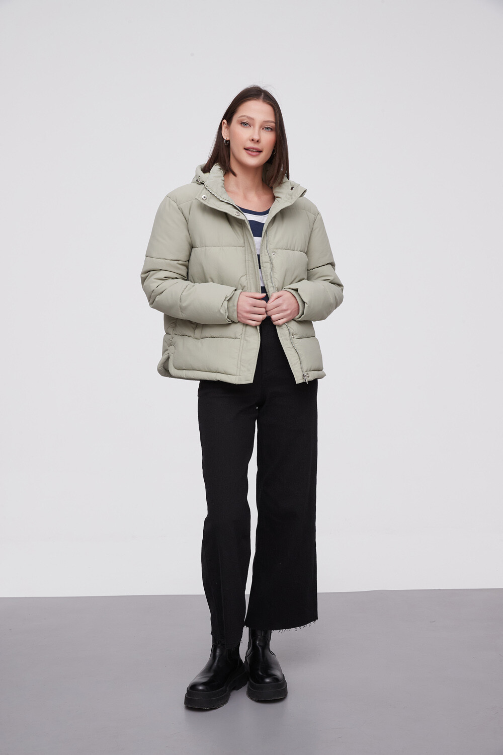 Campera Nuria Verde Palido