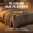 Calentador Plegable Eléctrico De Piernas 4 Velocidades Manta Color Gris