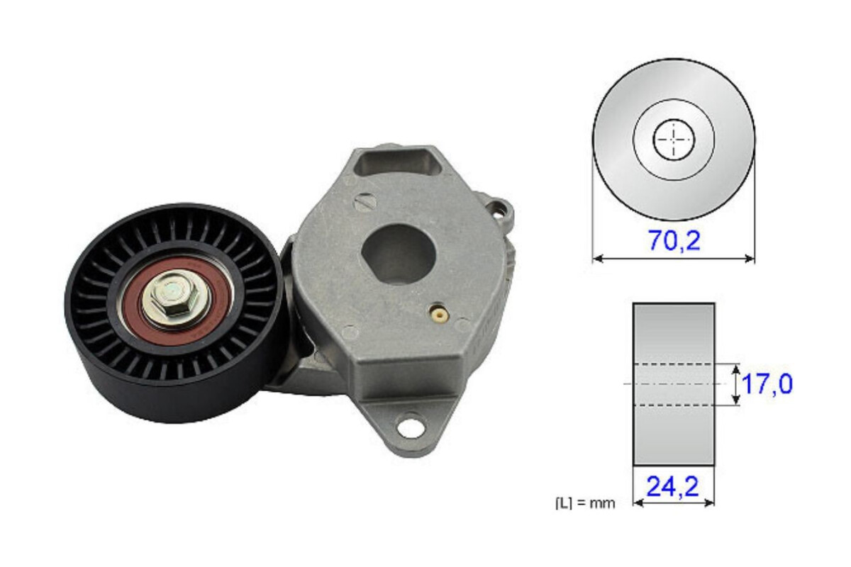 Tensor De La Correa Toyota Yaris/Etios 12-25 Tensor De La Correa Toyota Yaris/Etios 12-25