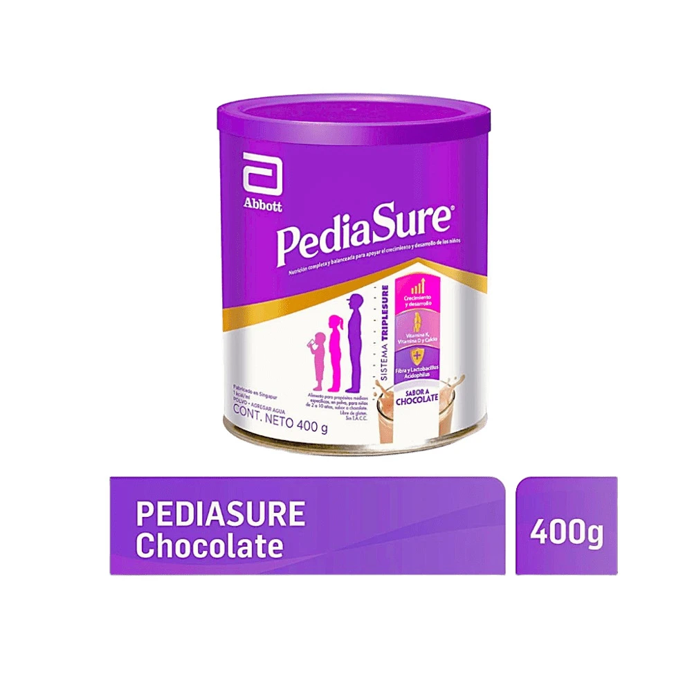 PEDIASURE CHOCOLATE LIBRE DE GLUTEN FR.