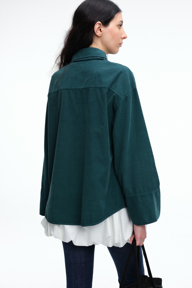 CAMISA AMPLIA Verde