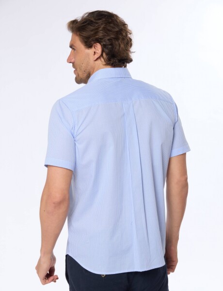 CAMISA SPORT A CUADROS Azul