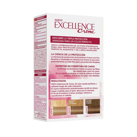Tintura Para Cabello L'Oréal Paris Excellence Creme Rubio Miel N°8 Tintura Para Cabello L'Oréal Paris Excellence Creme Rubio Miel N°8