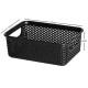 Cesto organizador calado línea P NEGRO