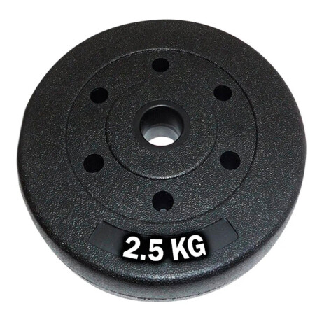 Disco 2.5kg Expert Revestido Pesa P/ Barras y mancuernas Barra No Oxida Fit014004-2k5