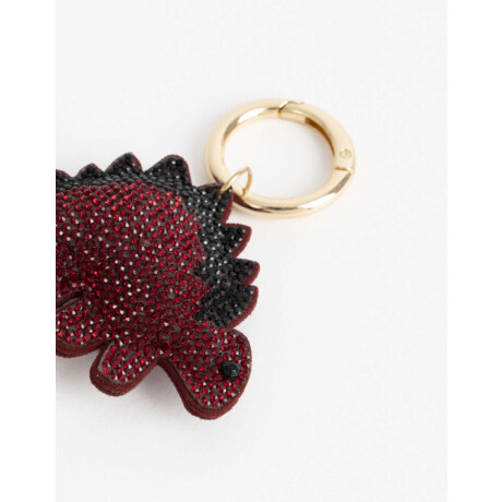 Llavero Strass Rojo Burdeaux