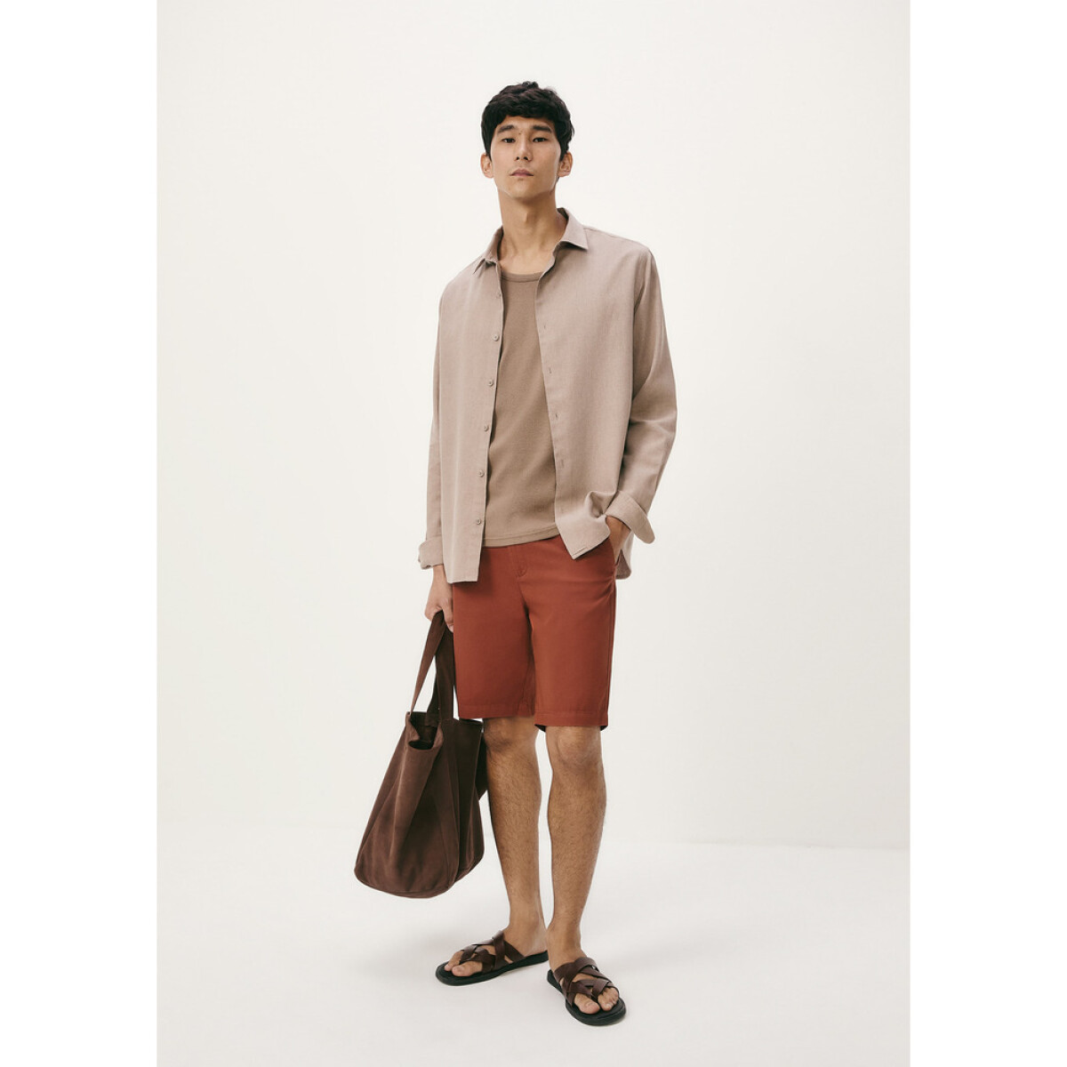 BERMUDA MASC - MARROM ESCURO 