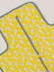 Cambiador Estampado Mimosas Amarillo Oscuro