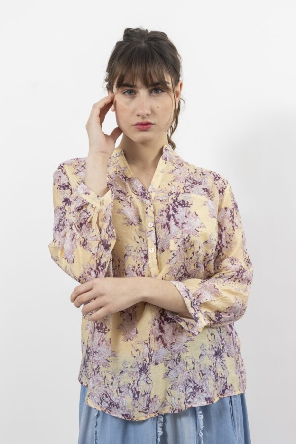 BLUSA RAYON ALBAIDA AMARILLO
