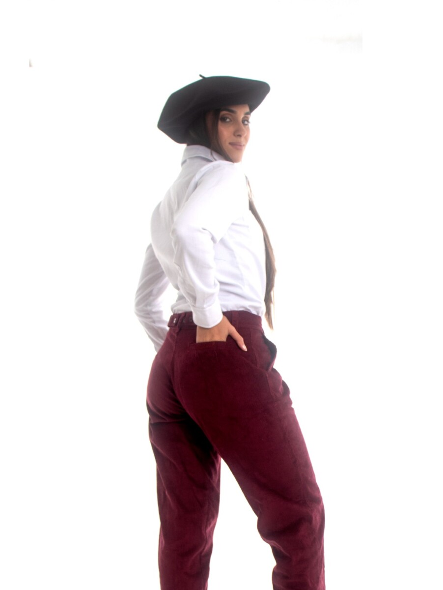 Bombachas de Pana Dama - Bordo 