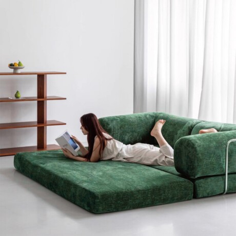 Sillón Cama 3 Cuerpos CloudNest Verde