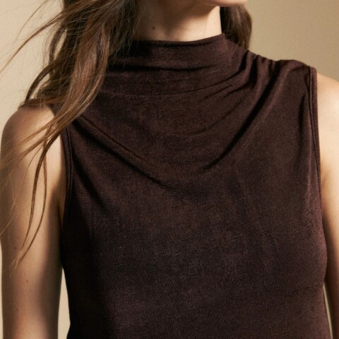 TOP MANDIE S-XXL CHOCOLATE