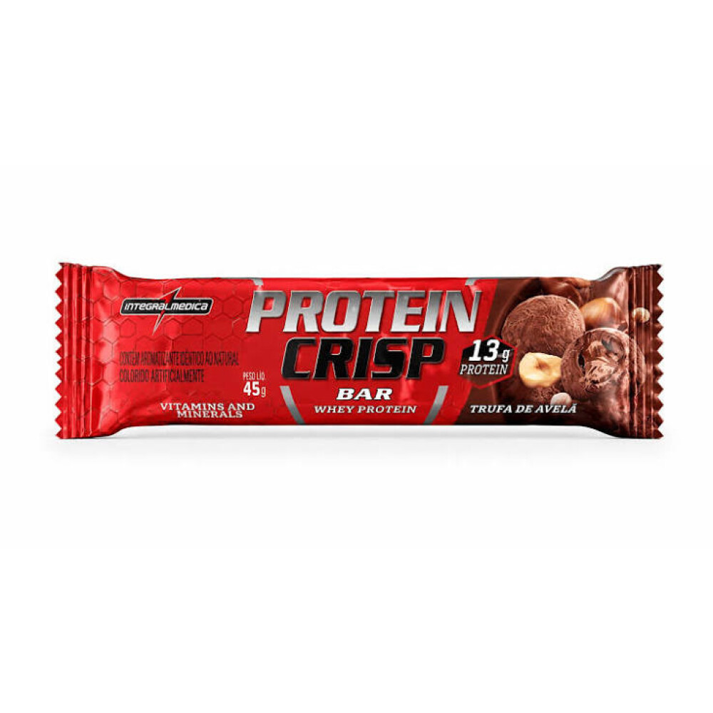 Protein Crisp Avellana | Barra de Proteína Crocante | 45 g - Integralmédica Protein Crisp Avellana | Barra de Proteína Crocante | 45 g - Integralmédica