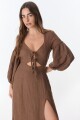 Vestido Tropical Chocolate