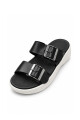 Sandalia goma hebillas metálicas 5206 Negro