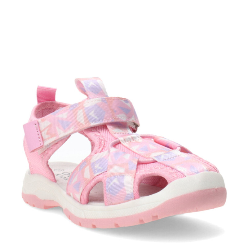 Sandalias de Niño Croco Kids CANU con tiras estampadas Rosado