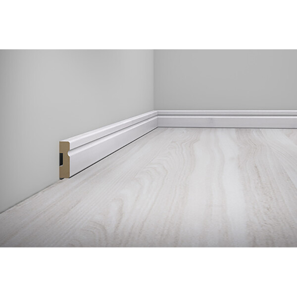ZÓCALO EN MDF COLOR FRESNO - 2.40 ML EUCAFLOOR Zócalo En Mdf Color Fresno - 2.40 Ml Eucafloor