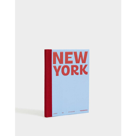 Libro De Stickers Journaling Azul Celeste