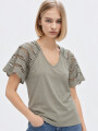 Remera Macare Verde Grisaceo