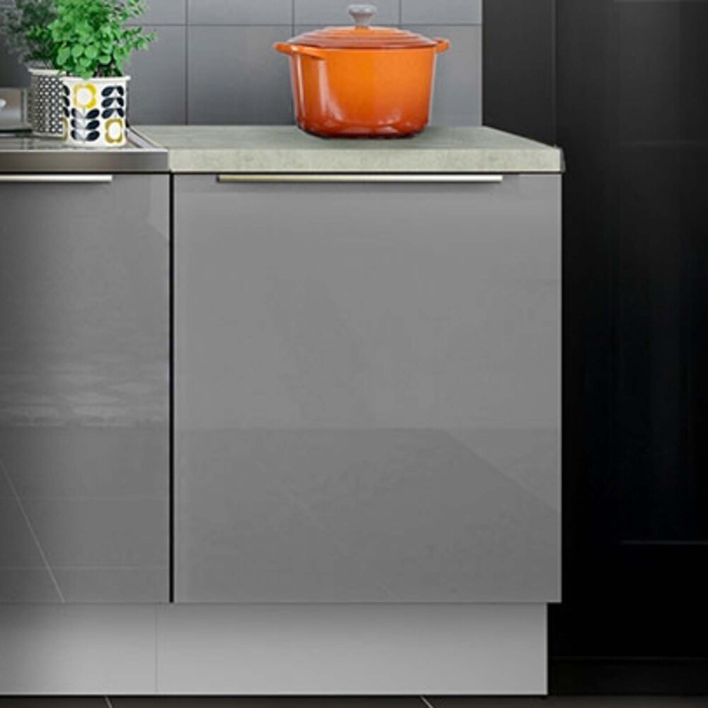 BAJO MESADA 60 CM MDP-Y-VIDRIO BLANCO LUX