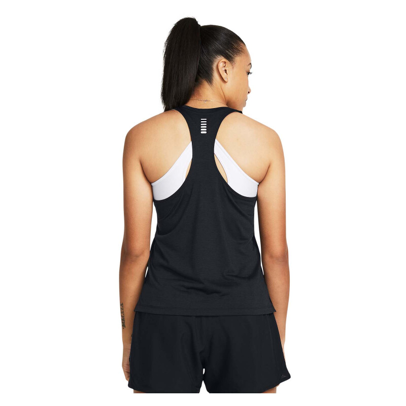Musculosa Running Under Armour Singlet de Mujer - 1382436-001 Negro